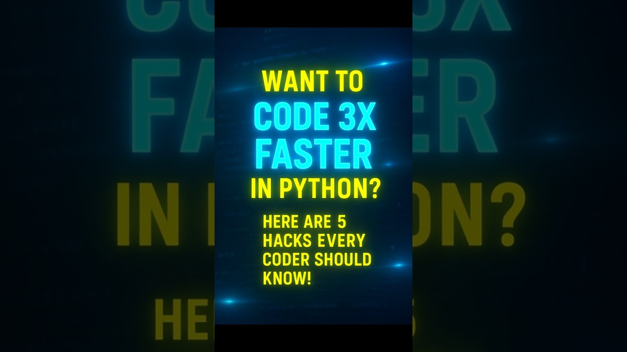 🚀 Master the Top 5 Python Hacks to Boost Your Coding Speed in 2025!