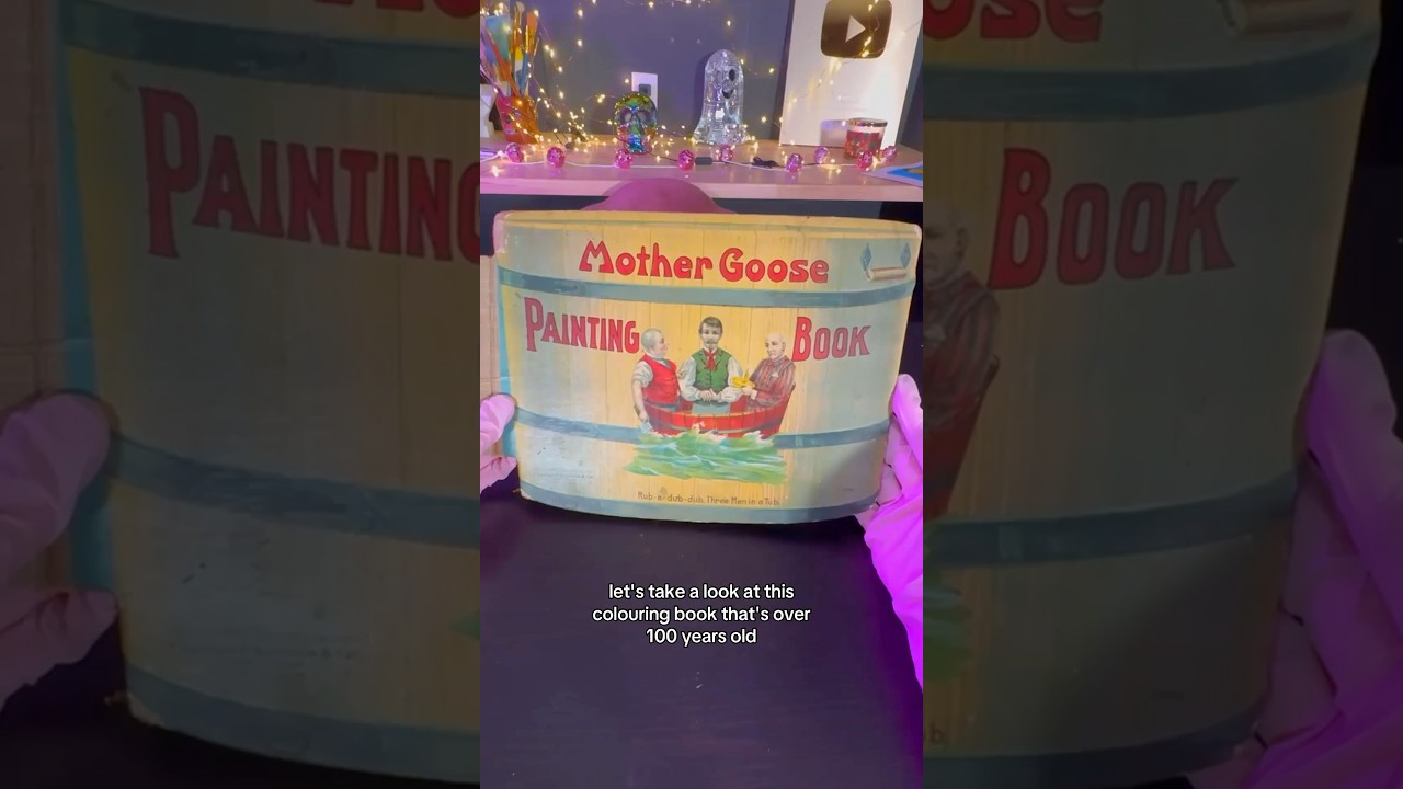 Discovering a 109-Year-Old Coloring Book 🖍️