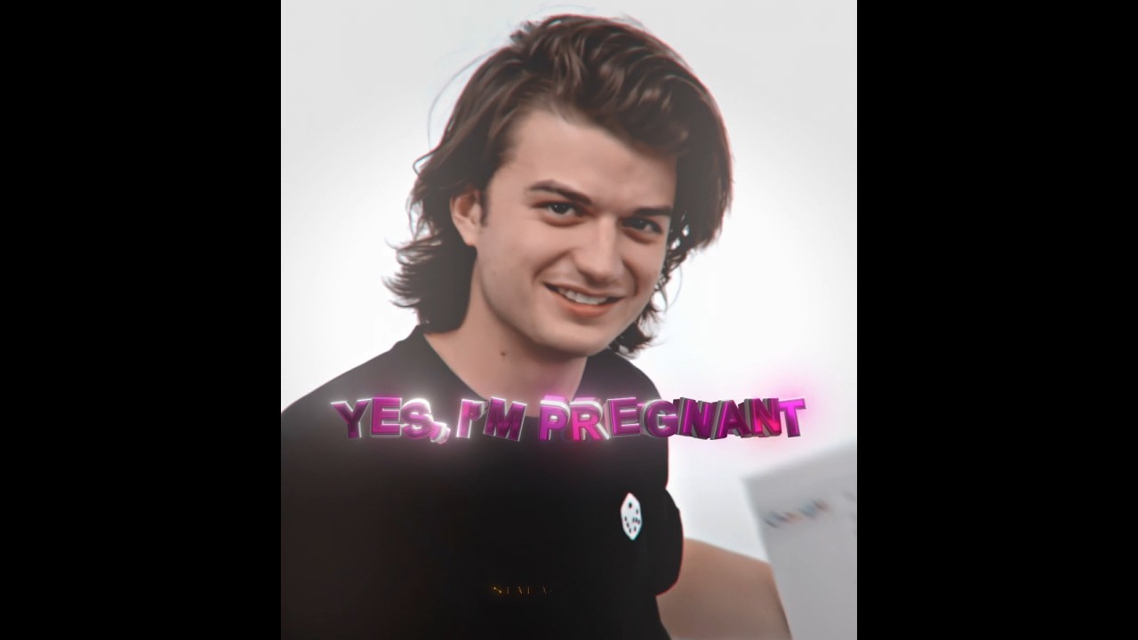 Joe Keery Confirms Pregnancy in Stranger Things Edit! 🤰