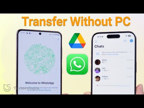 Transfer WhatsApp from Android to iPhone via Google Drive π±