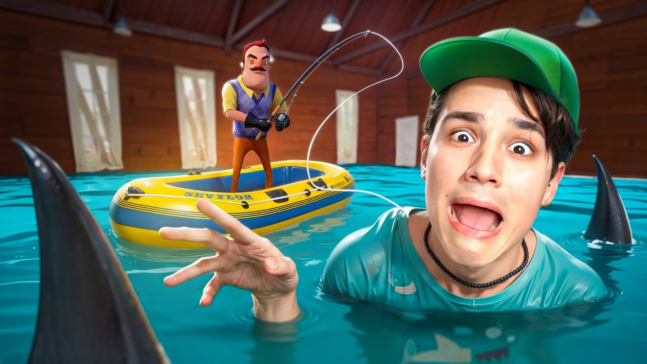 Бегство от Людоеда-соседа с бассейном! 😱