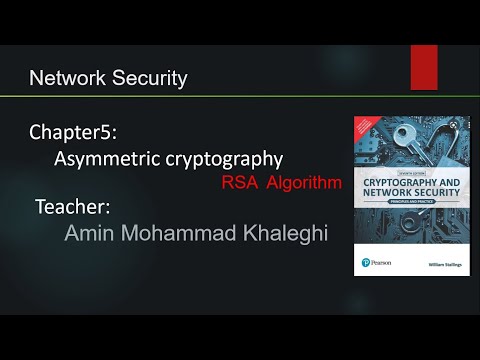 Amin khaleghi - Network Security - Asymmetric cryptography -Part2