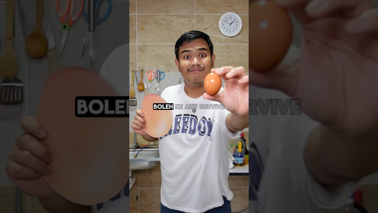 Aku survive 24 jam dengan telur