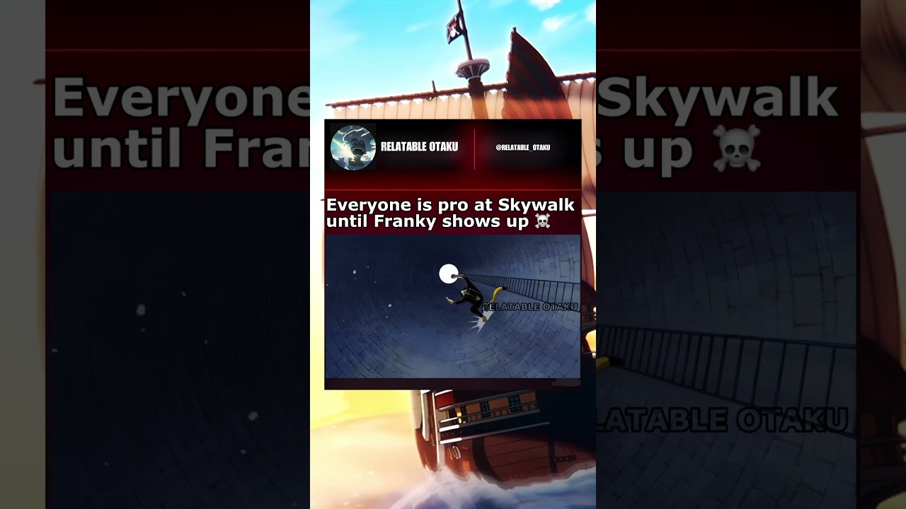 Everyone's Skywalk Skills Fail When Franky Joins In! ☠️ | One Piece Shorts