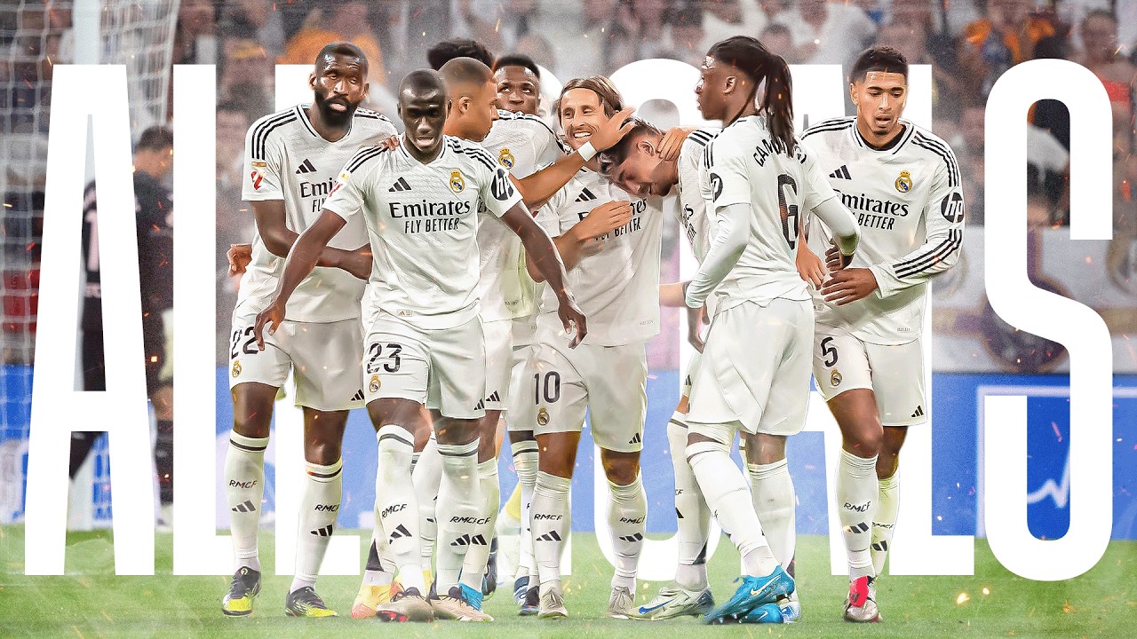 ¡Todos los Goles del Real Madrid en La Liga 2024/25! ⚽