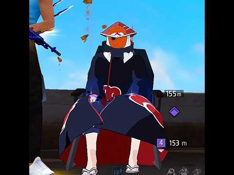 Obito Uchiha as Hokage | Free Fire Funny Moments #shorts