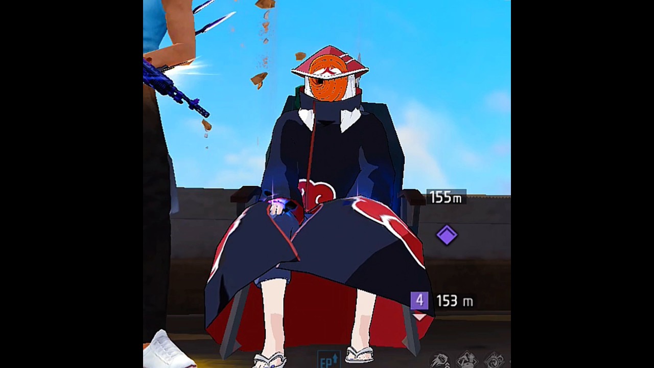 Obito Uchiha as Hokage | Free Fire Funny Moments #shorts