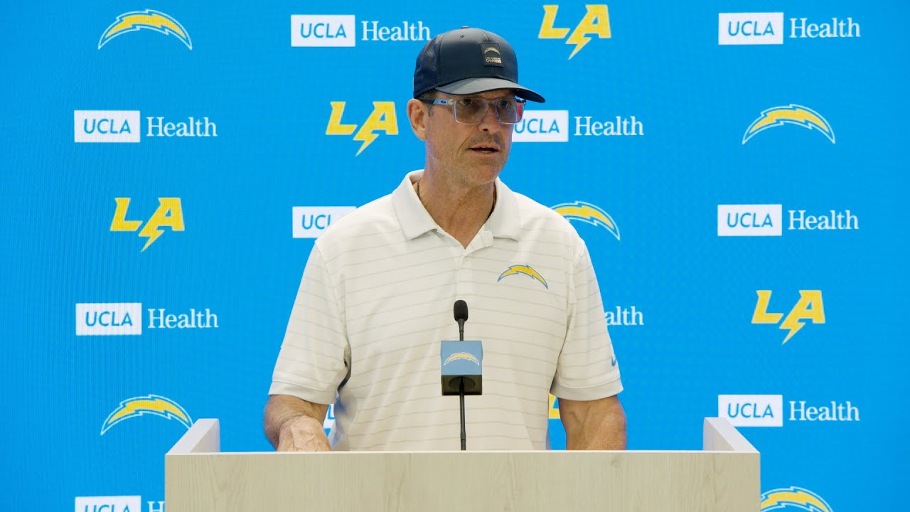 Jim Harbaugh Reveals Key Injury Updates Ahead of Chargers vs Titans π