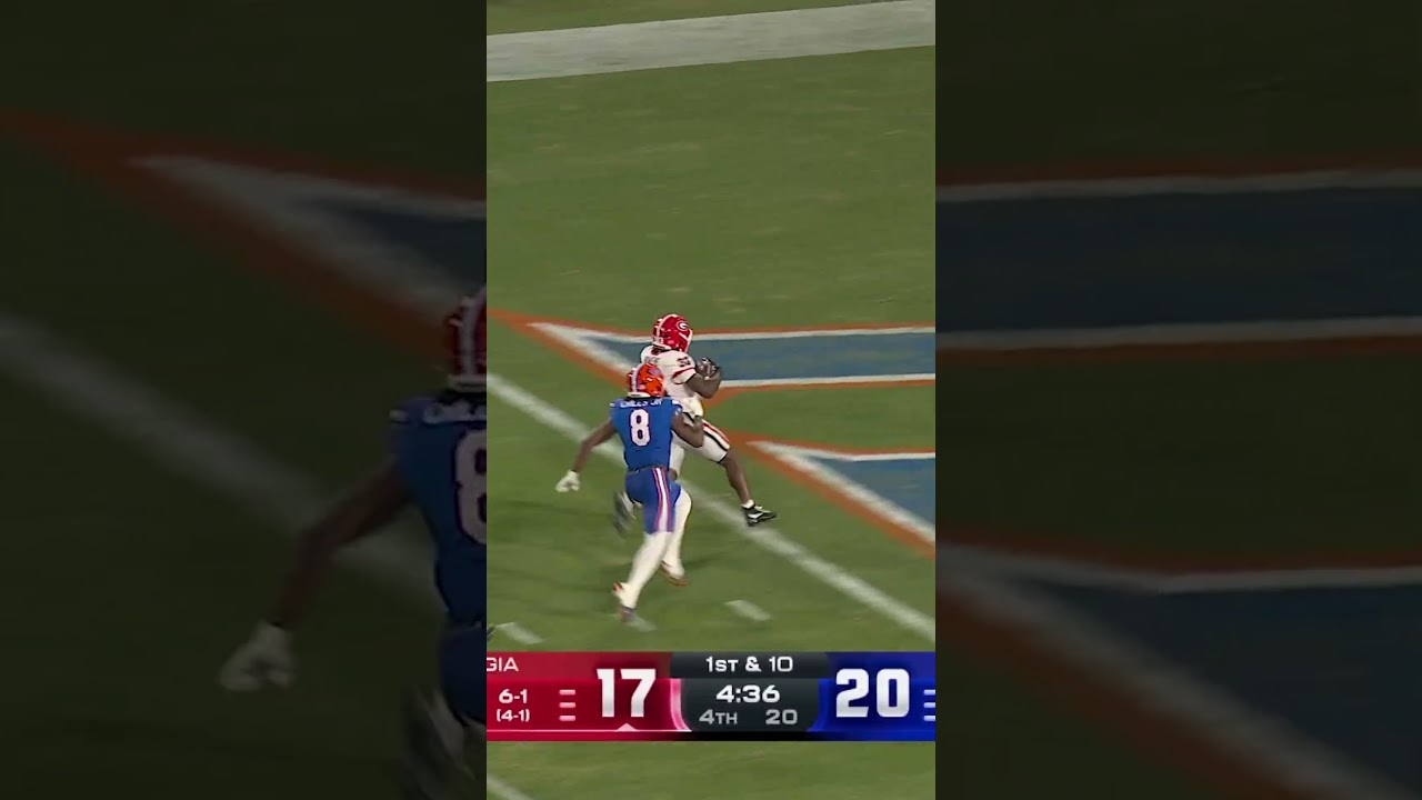 The touchdown Georgia took the lead with in win vs. Florida 😤 (📍 @vrbo)
