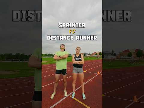 Sprinter Vs Distance Runner 🏃‍♂️💨 #shorts #trackandfield #sprints #fitness #challenge #race