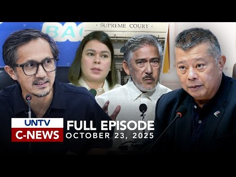 UNTV C-NEWS | October 23, 2025 – Flood Control Investigation & Corruption Revelations 🚨
