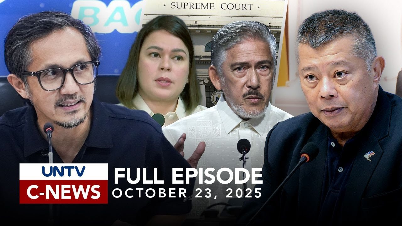 UNTV C-NEWS | October 23, 2025 – Flood Control Investigation & Corruption Revelations 🚨