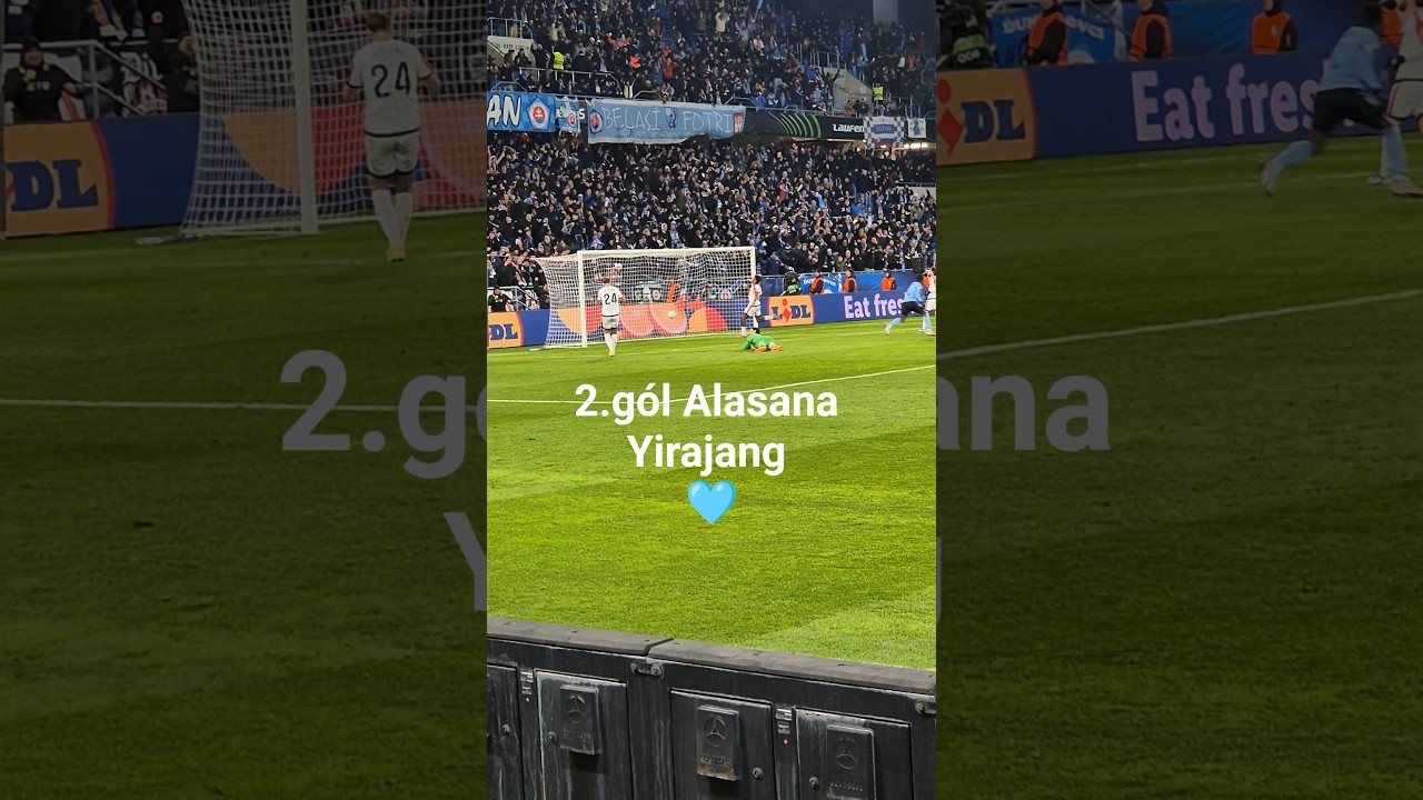 Slovan Bratislava vs Rayo Vallecano: Yirajang's Goal ⚽