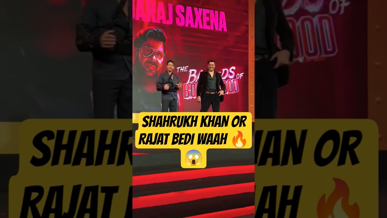 Shahrukh Khan & Rajat Bedi Return! 🔥 Aryan Khan Debut as Director