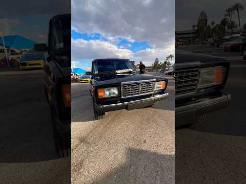 This Lada 2107 is a retro classic😱#lada #trending #retrocars #classiccars #carshow