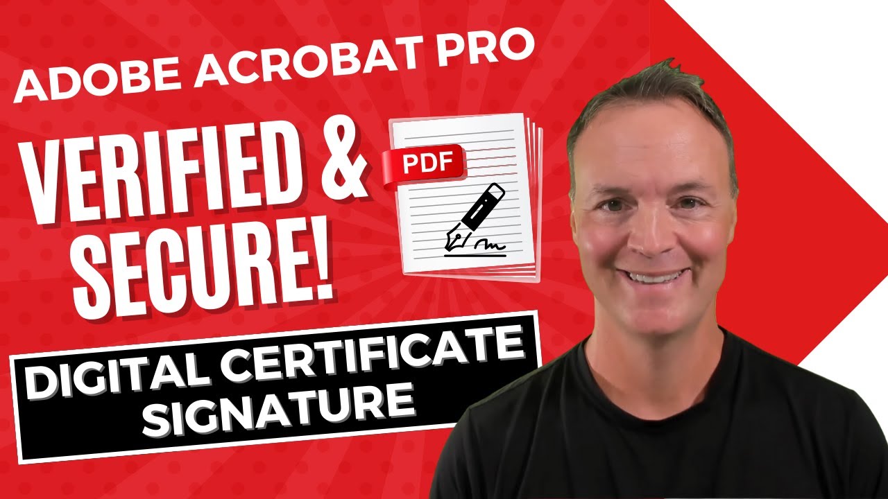 How to Create a Digital Certificate Signature in Adobe Acrobat Pro π₯οΈ