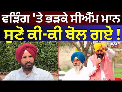 Bhagwant Mann on Raja Warring | ਵੜਿੰਗ 'ਤੇ ਭੜਕੇ ਸੀਐੱਮ ਮਾਨ, ਸੁਣੋ ਕੀ-ਕੀ ਬੋਲ ਗਏ! News18 Punjab