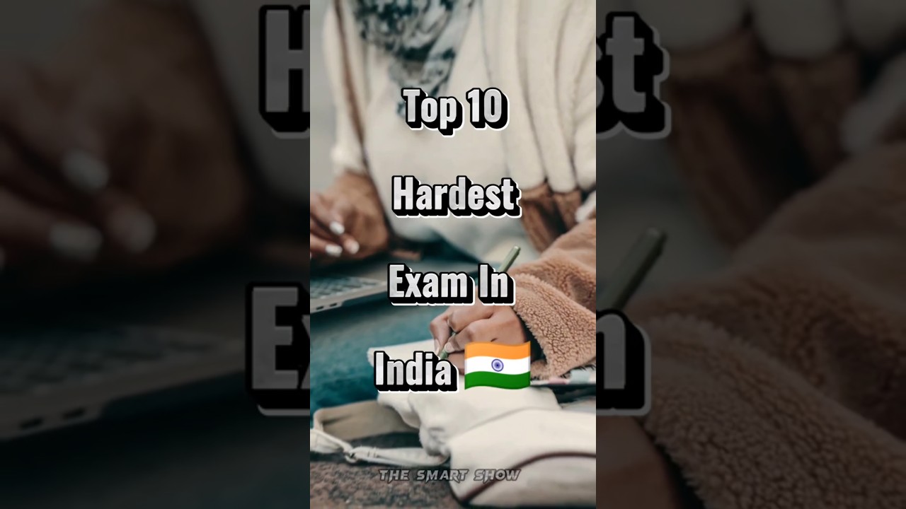 Top 10 hardest exam in india 🇮🇳 #india #exam #shorts #top10