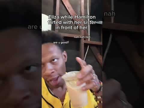 Eliza while Hamilton flirted with her sister in front of her #relatable #hamilton #eliza #musical