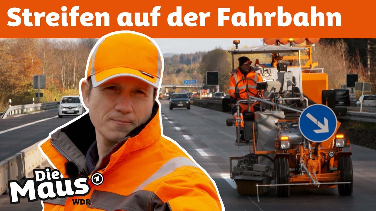 Wie entstehen die weißen Streifen auf der Autobahn? 🚗