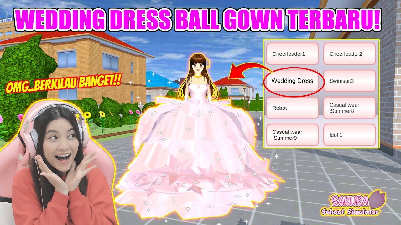 Gaun Pengantin Baru di Sakura School Simulator! ✨