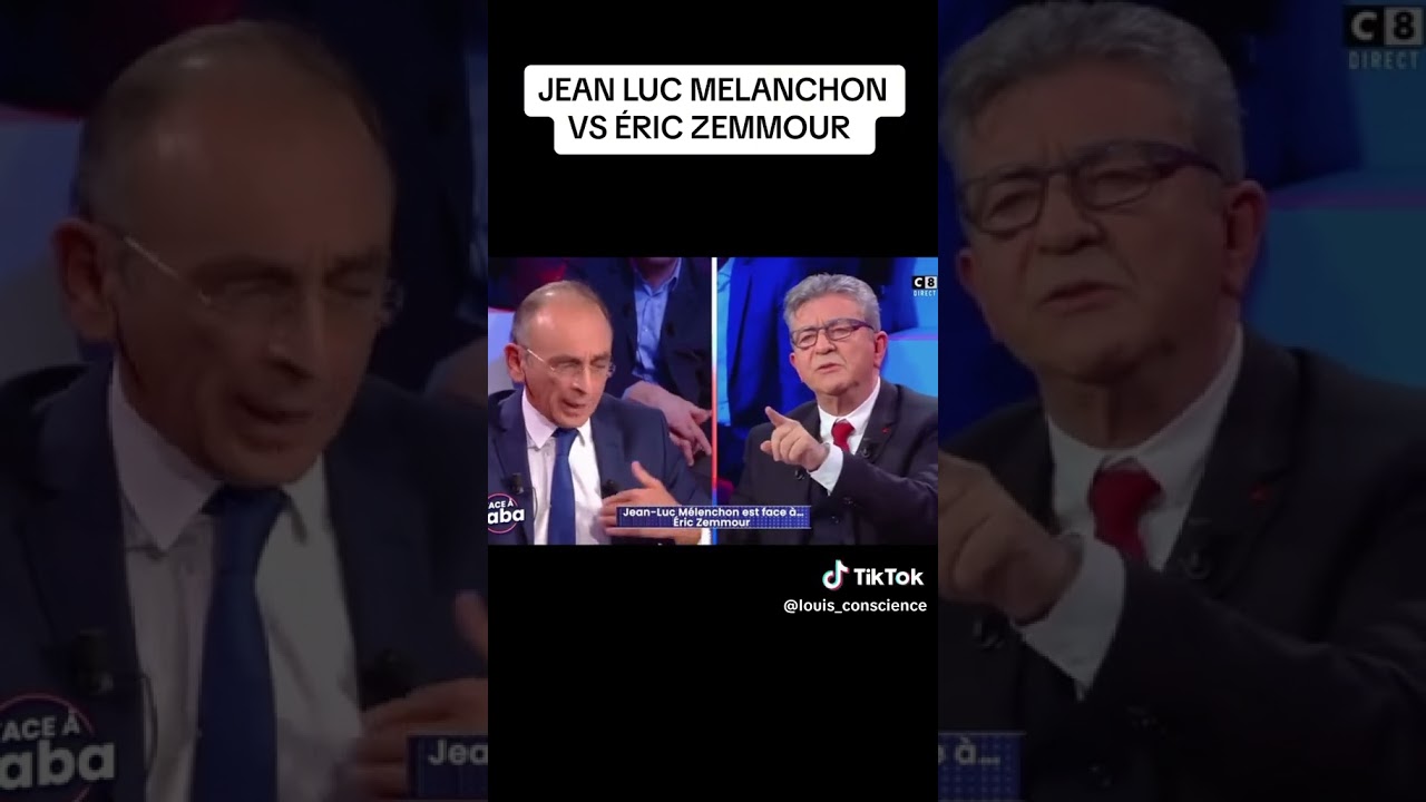 Face à Baba : Jean-Luc Mélenchon Défie Éric Zemmour dans un Duel Politique Intense 🇫🇷