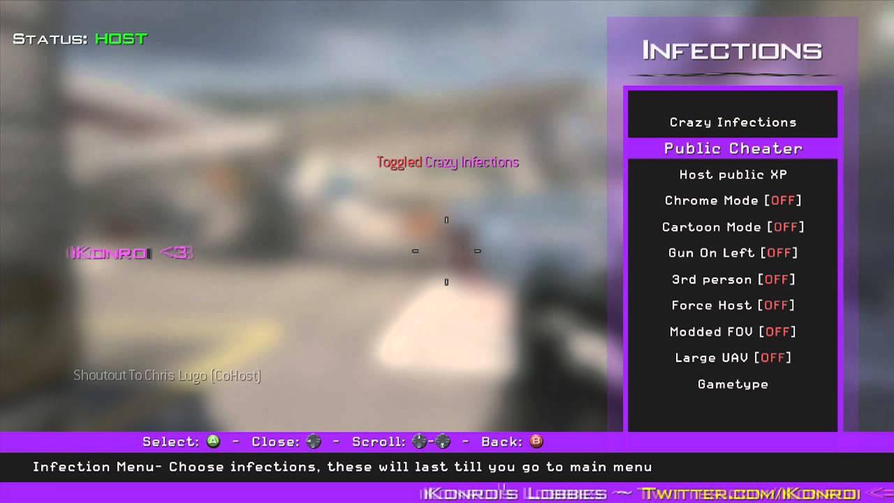 MW2 iKonroi V5 Challenge Lobby & Mod Menu (XBLSE)