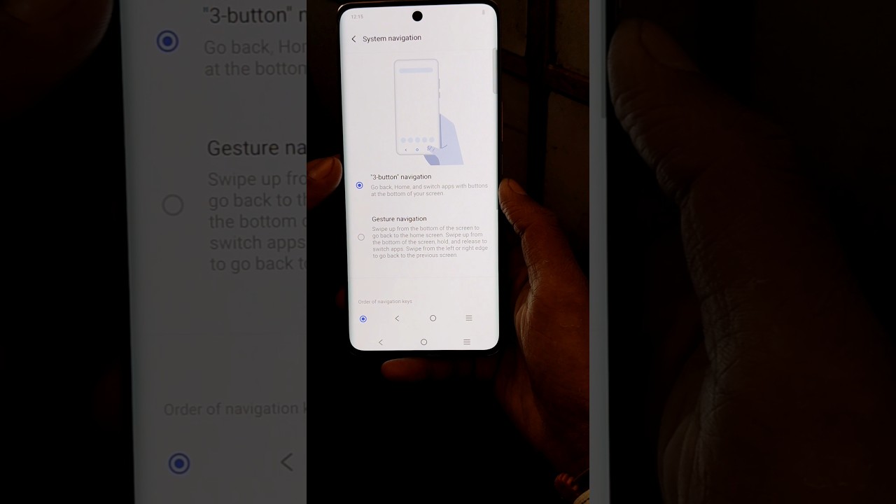 Change Gesture Navigation Bar on Vivo V40 📱