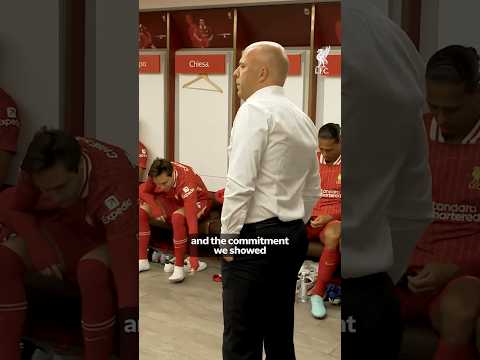 Arne Slot's Post-Match Team Talk 🗣️🏆