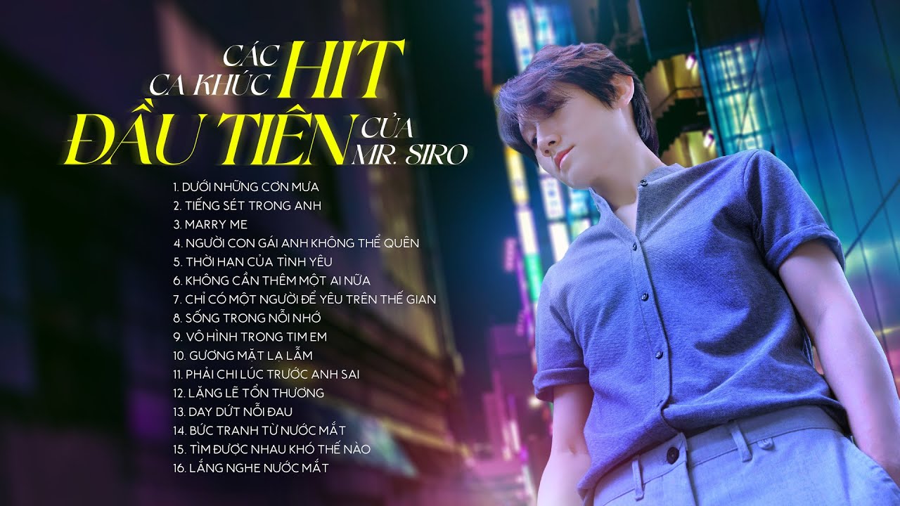 Lắng Nghe Nước Mắt: Hit Đầu Tiên của Mr. Siro 🎶
