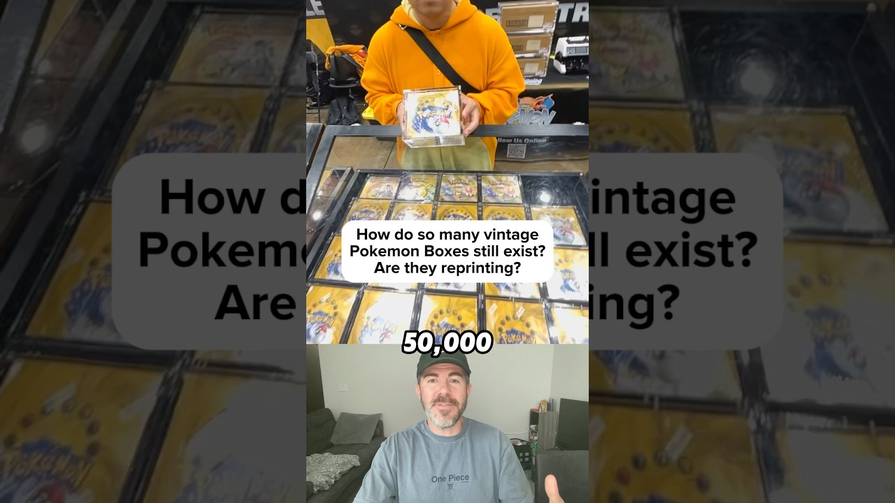 Reprinting Vintage Pokemon Card Boxes?