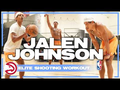 Hawks Jalen Johnson All Star Season Shooting Work!