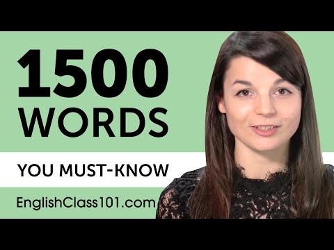 1500 Words Every English Beginner Must Know