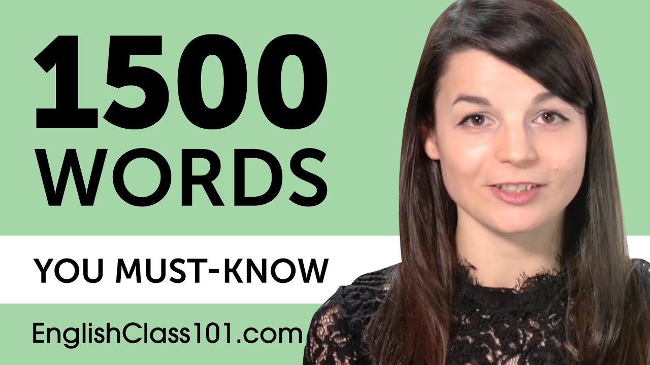 1500 Essential Words for English Beginners 📚