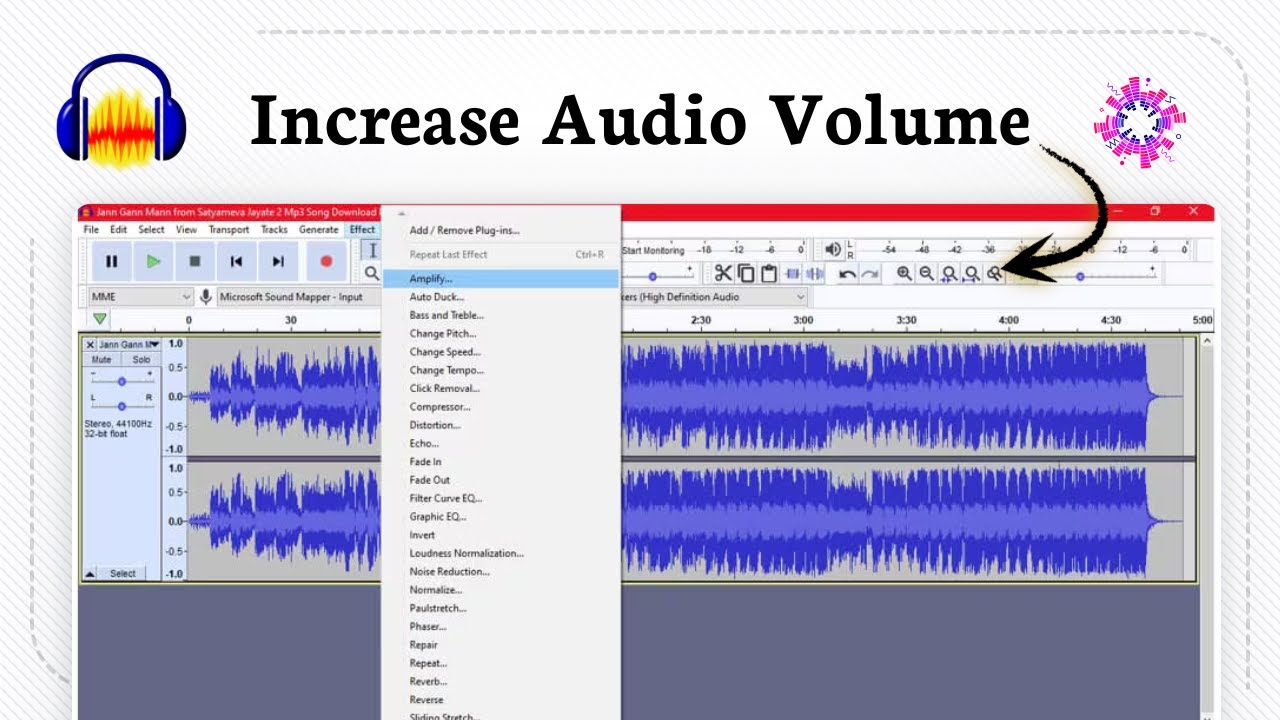 Boost Audio Volume in Audacity 🎵