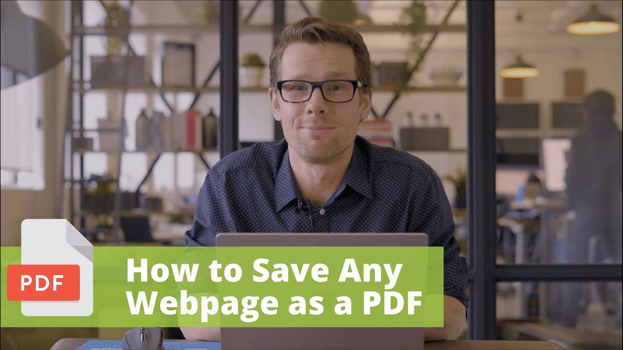 How To Save Any Webpage as a PDF