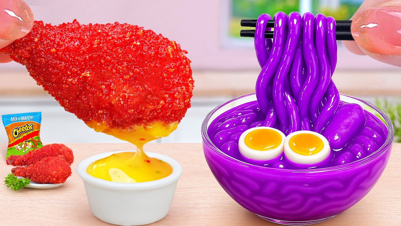 Korean Food Delights: Cheetos Chicken & Buldak Noodles 🍜