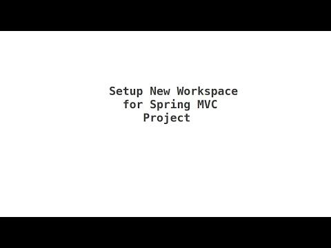 Setup New Workspace for J2EE Spring4+Hibernate5 MVC Project