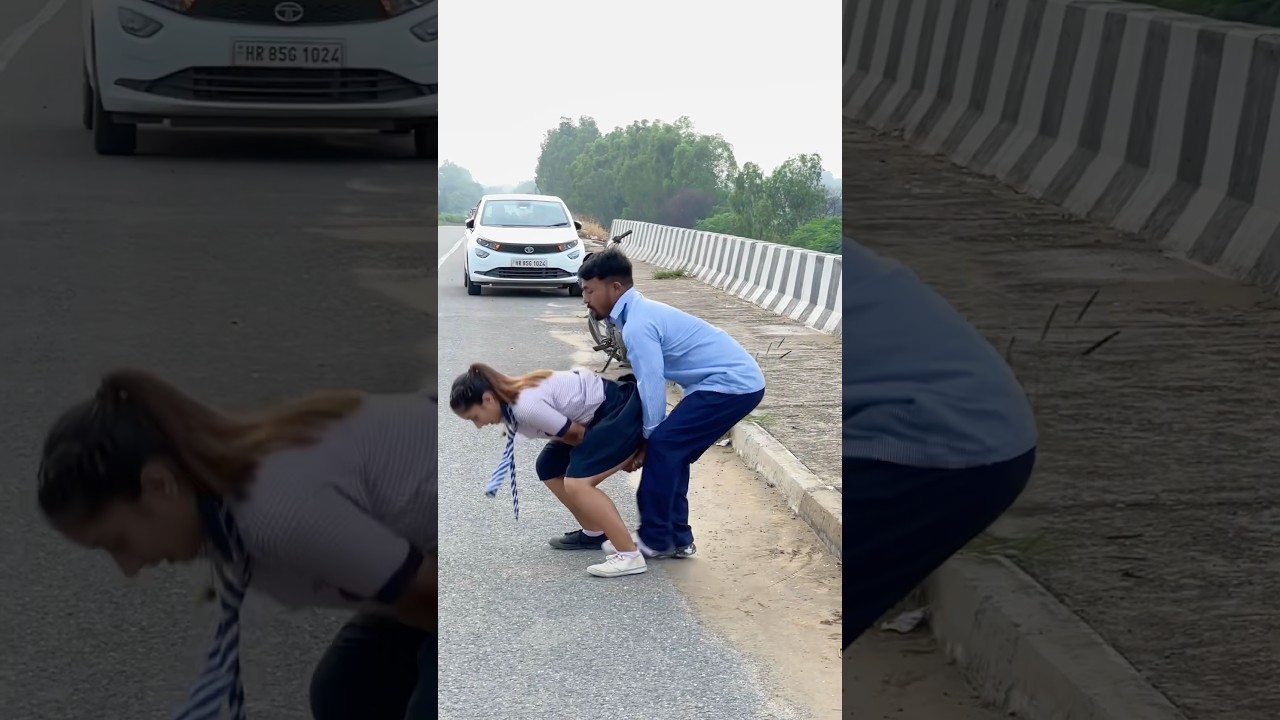 College Couple's Amazing Gymnastics Stunt 😍