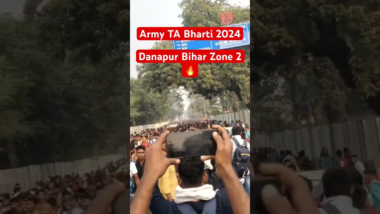 Army TA Rally Bharti Zone 2 Viral Video | Army TA Danapur Cant Ta Rally 2024
