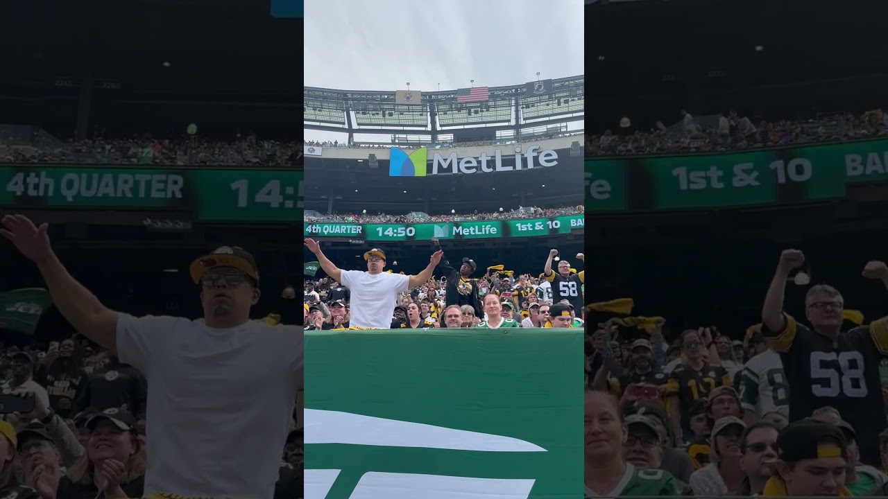Steelers Fans Roar at MetLife Stadium 🏈