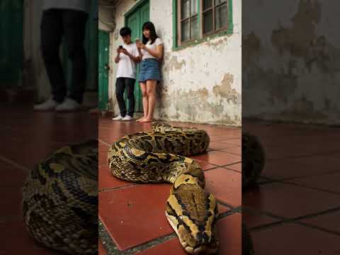 🐍⚡ “Ignore a Snake… What Happens Next?!” #fun #AI #AIart