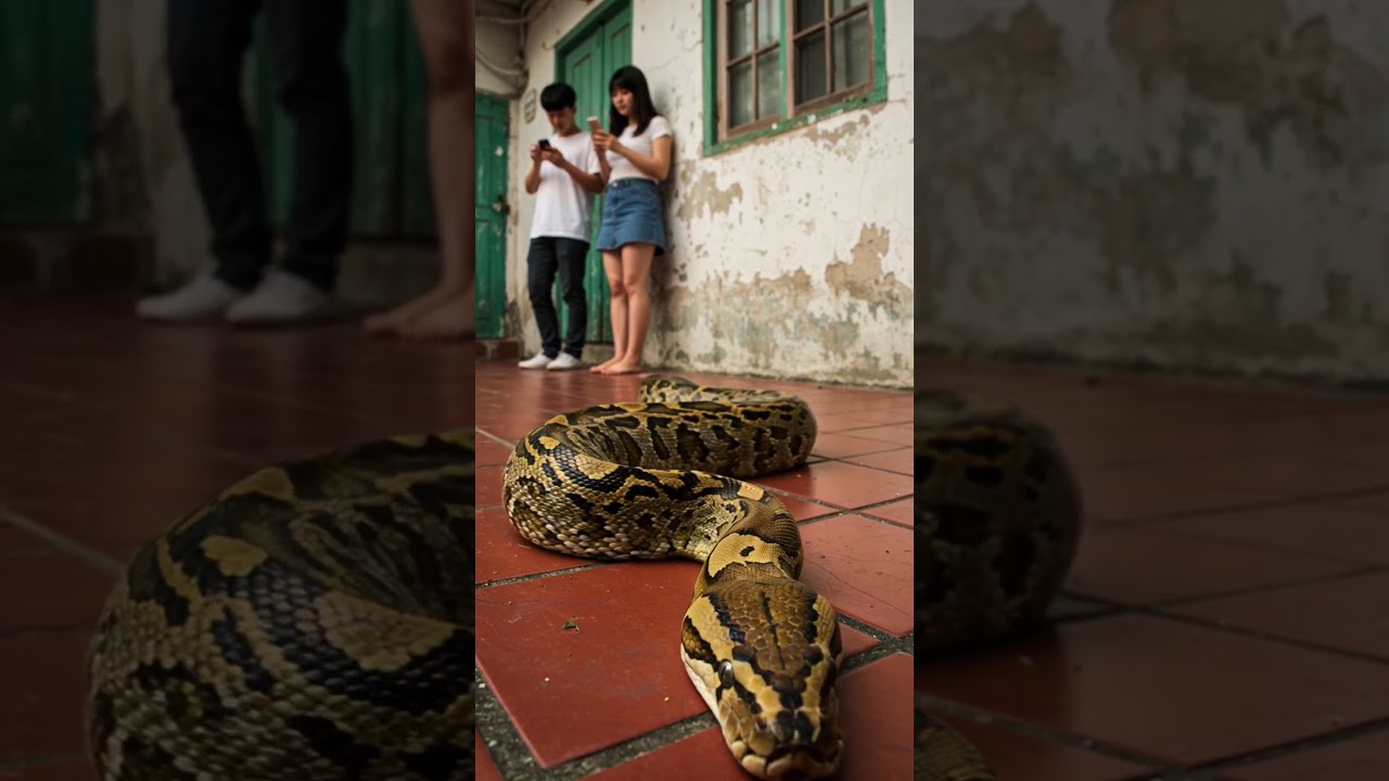 What Happens When You Ignore a Snake? Surprising AI-Generated Results! π
