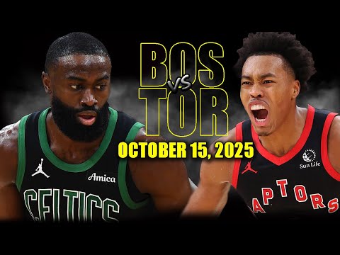 Boston Celtics vs Toronto Raptors Full Game Highlights - October 15, 2025 | NBA Preseason