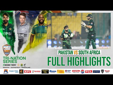 Pakistan Complete Record Chase vs South Africa | Full Highlights | 3rd ODI | Tri-Nation Series 2025