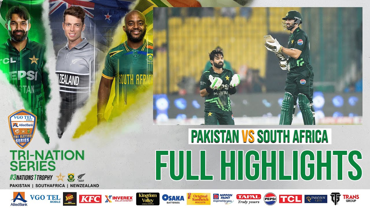 Pakistan's Epic Comeback Chase Against South Africa | 3rd ODI Highlights 2025 🏏