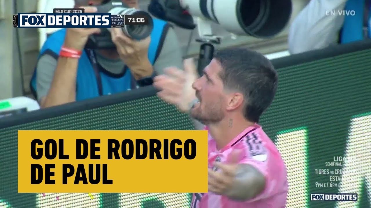 Gol de Rodrigo de Paul en la Final de MLS 2025 ⚽