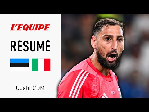 Qualif Mondial 2026 : L'Italie fait le job en Estonie malgré une GROSSE BOULETTE de Donnarumma