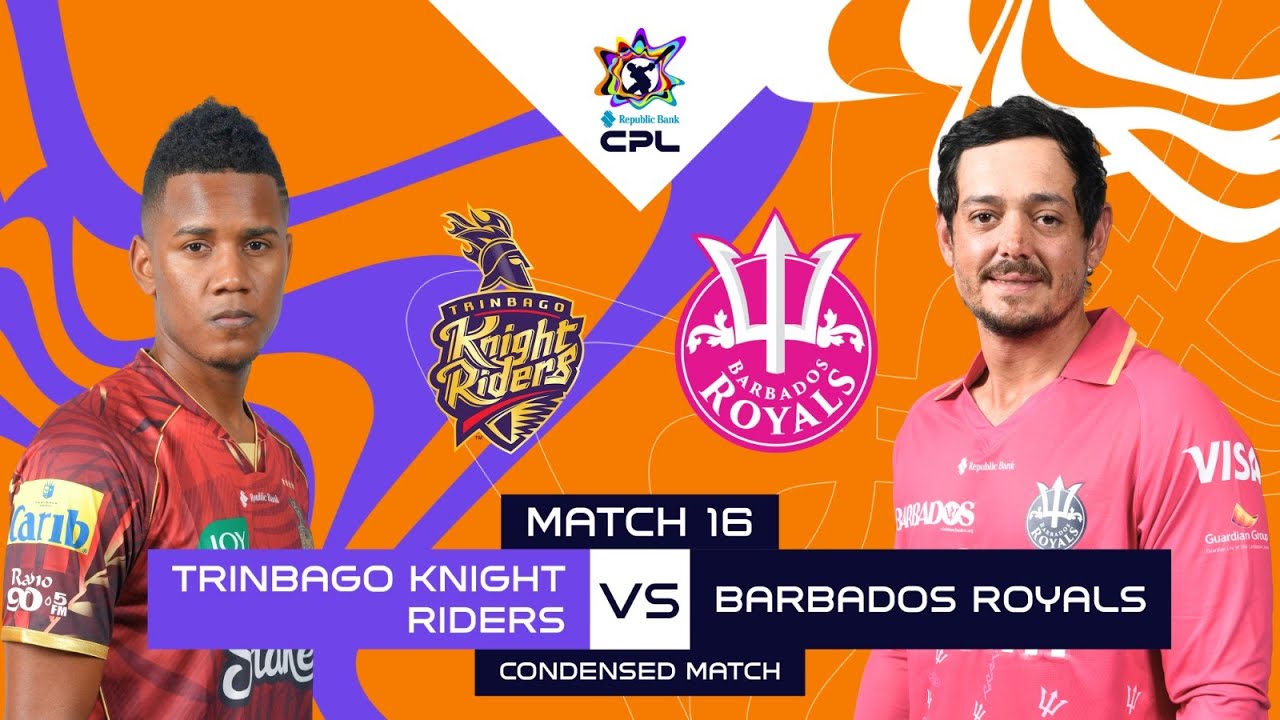 CPL 2025: TKR vs Royals Condensed Match Highlights