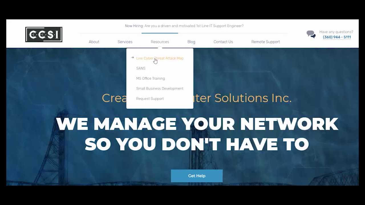 Cyber Threat Map Video Launch in Portland & Vancouver
